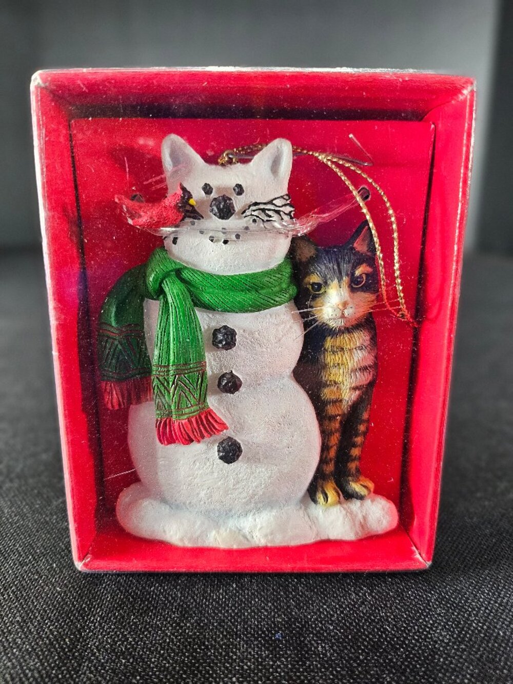Vintage Stephanie Stouffer Snowcat Christmas Ornament Kurt Adler